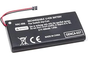 Link-e : Batteria Ricaricabile di Ricambio 3,7V 600 mAh Compatibile con Gamepad JoyCon su Nintendo Switch Console