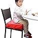 Zicac Dismountable Adjustable Harness Baby Toddler Infant Dining Chair Booster On the Go Booster Seat Bag Travel Storage Chair (Red)