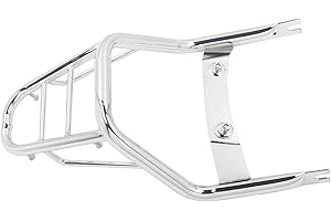 FINMOKAL REAR CHROME RACK STEEL LUGGAGE CARRY CONVEY FOR HONDA Z125 MONKEY 125 2018-2022