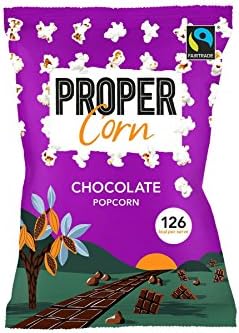 Propercorn Popcorn Seasoned with Powdered Chocolate 100g Pack of 8