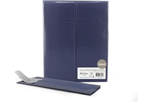 Alvotex Servilletas Airlaid, Azul, 50 Unidades