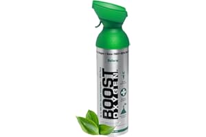 Boost Oxygen Large Natural Aroma 10 Liter Canister | Respiratory Support for Aerobic Recovery, Altitude, Performance and Health (1 Pack)