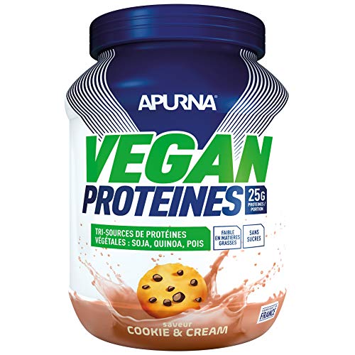 Preisvergleich Produktbild Apurna Protéine Vegan Cookie and Cream - Pot 600g