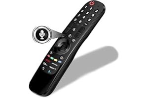 ZENICLICK Universal LG Magic Remote with Pointer & Voice Function MR23GA MR22GA MR21GA | Replacement LG TV Remote | LG Remote Control Compatible with Smart TV Models | Netflix Prime Video Hot Keys, Google/Alexa