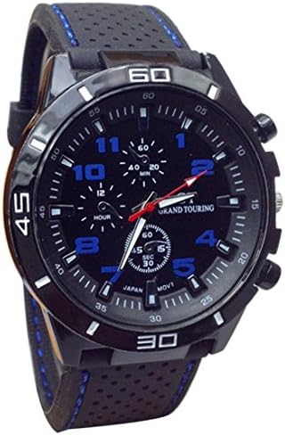 Handlife® 2015 Hot Sale Quartz Watch Unisex Men Boy Military Outdoor Sport Fashion Mountaineering Watch (Blue)