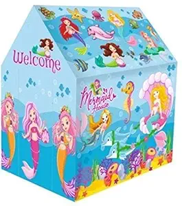 RABBITTOM Tent House for Jumbo Size Play Tent House for Kids of Age 3 to 8 Years in Handle Box Packing in Multi Color Tent House for 10 Year Old Girls & Boy.