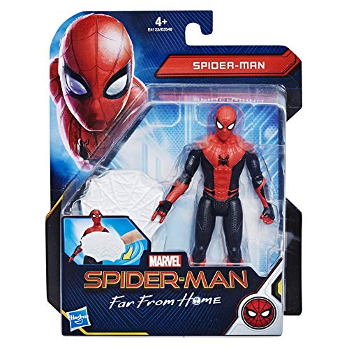 Hasbro Marvel Spider-Man- Far from Home Web Shield Action Figure da 15 cm, Multicolore, E4123ES0