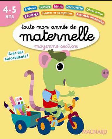 Download Toute mon année de maternelle moyenne section