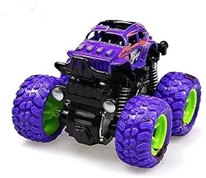 VedMayas Monster Truck Cars Push and Go, Toy Trucks Friction Powered Cars for Kid Boys and Girls (Pack of 1)