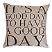 Produktbild Moginp Kissenbezug KissenbezügeBettwäsche Sofa Pillowcase 45X45cm Home Decor kissenhülle Leinen Baumwolle (F)