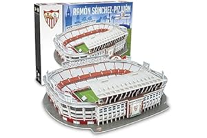 SEVILLA FC Nanostad, Puzzle 3D Estadio Sánchez Pizjuán Standard de Sevilla (34455), Multicolor (Kick Off Games 1)