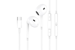 THECOOPIDEA Auriculares Tipo C con Cable y Micrófono Integrado,Auriculares USB C In Ear Hi-Fi con Cancelación de Ruido y Control,Compatibles con iPhone 17/16/15 Pro, Samsung Galaxy S25/S24/S23,iPad,Google Pixel