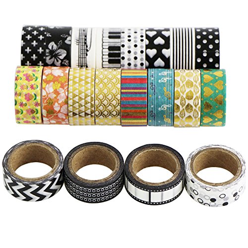 EDGEAM Washi Tape 20 piezas cinta adhesiva banda decorativa Masking Tape reviews EDGEAM Washi Tape 20 piezas cinta adhesiva banda decorativa Masking Tape