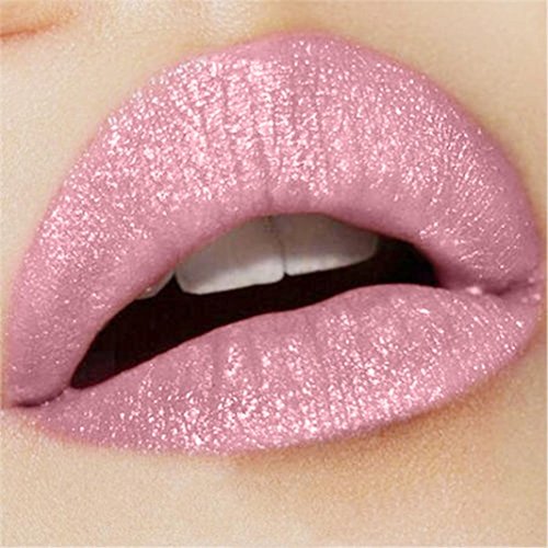 Yogogo Mode Lippenstift Kosmetik Frauen Sexy Lippen Metallic Lip Gloss - 3