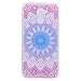 Produktbild Huawei Y7 Silikon Hülle,Lonchee Bunte Muster Weich TPU Handy Hülle Durchsichtig Transparent Etui Cover Case Protective Shell Soft Schutzhülle Telefon Kasten für Huawei Y7 / Y7 Prime / Enjoy 7 Plus – Datura Blumen