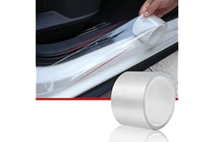 Pellicola Adhesiva per Auto, Moto, Bici Skymico 7cmx10m - Trasparente, Autoadesiva, Protettiva per Vernice, Venduta al Metro