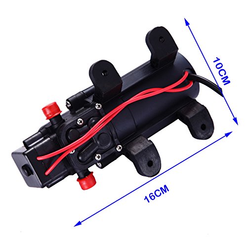 Fafada 12V automatische Druckwasserpumpe Wasserpumpe Trinkwasserpumpe Pumpe 4.3L/min - 4