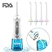Produktbild Munddusche mit 4 Düsen-Aufsätzen, Apiker Kabellose Tragbare Water Flosser für Reise, 3 Modi IPX7 Wasserdicht Kabellos Oral Irrigator für Zahnzwischenräume Reinigen