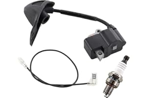 MCHNIC Zündspule mit Zündkerze für Stihl BG 56, BG 86, BG 86C, SH 86, SH 86C Laubbläser Ersetzt # 4241 400 1307