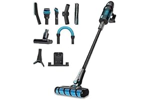 Cecotec Aspirador Escoba Sin Cable Conga Rockstar 900 Ultimate, Sin Bolsa, 600 W, Potencia Succión 200aW y presión 26 KPA, 3 en 1, Pantalla, Motor Digital, Modo automático, hasta 90min de Autonomía