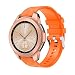 Produktbild MuSheng Armband für Samsung Galaxy Watch 42MM, Sport Weich Uhrenband Beschaffenheits Silikon Band Wrist Strap für Samsung Galaxy Watch 42MM (Orange)