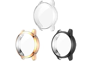 Bexido Case Screen Protector Compatible with Garmin Vivoactive 4/Venu 2, [3 Pack] All-Around TPU Protective Case Cover Soft Bumper Shell for Vivoactive 4/Venu 2(Not for Vivoactiv 4S)
