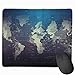 Produktbild keiwiornb Earth World Map Art Personalized Design Mouse Pad Gaming Mouse Pad with Stitched Edges Mousepads, Non-Slip Rubber Base, 9.8x12 Inch/25 X 30cm, 3mm Thick - Best Gift Idea