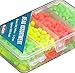 Produktbild Fladen (1000 Stück) grün, rot & gelb 5 mm bis 12 mm sortiert Soft Perlen in einer handlichen 2-seitige Tackle Box Set – Ideal für Marine Rig [15–3651]