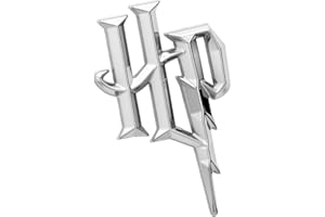 Fan Emblems Harry Potter Car Badge 3D HP Symbol (Chrome)