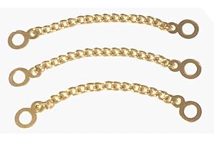 Großhandel für Schneiderbedarf 3 Metall Kettchen Hanger 90mm gold 3 Stück