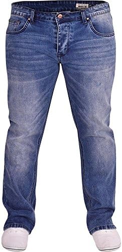 Men’s Bootcut Flared Wide Bottom Loose Fit Denim Jeans