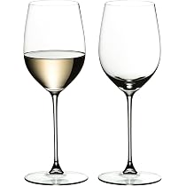 Calici Da Champagne Riedel Veritas Set Di 2 - In Cristallo, Design Elegante, Altezza 9 1/4 Pollici