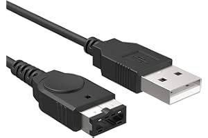 WILORI Black GBA SP Charger USB Cable for Nintendo DS Original Console(NDS)/ Gameboy Advance SP (GBA SP) USB Power Charger Cable 3.9ft