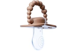 LUU – Smoczek 0-3 m-ce – Smoczek dla Niemowląt z Medycznego Silikonu, Wspiera Prawidłowy Rozwój Jamy Ustnej i Zębów, Przyjazny Karmieniu Piersią, bez BPA – Milk Hazelnut