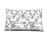 North King kissen,Blaue Blume Porzellan HWS Kissen Pflege Nackenkissen