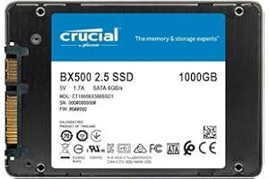 Crucial BX500 Disque SSD 1 to SATA 6 Go/s