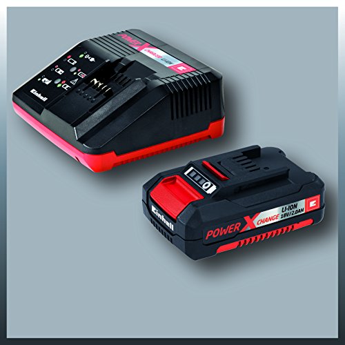 Einhell Akku Heckenschere GE-CH 1855/1 Li Set Power X-Change (Lithium Ionen, 18 V, 55 cm Schnittlänge, 18 mm Zahnabstand, inkl. 2,0 Ah Akku und Ladegerät) - 2