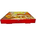 Wow Pizza Box Brown – 23x23cm Pizza Boxes Square Flat Cardboard Boxes, Disposable Pizza Box, Restaurantware - 10 Pieces.