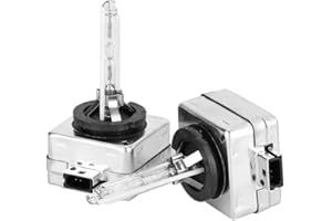 Akozon Bombillas de xenón D1S, 2 piezas 12-24V 35W 6000K Bombilla de xenón Faros delanteros de coche Bombillas de repuesto para lámpara antiniebla