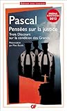 Pensées sur la justice (prépas scientifiques 2011-2012)