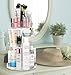 Cosmetic Tray, Jerrybox 360-Degree Rotating Adjustable Makeup Organiser, 8 Layer for All Kind of Brushes and Cosmetics (Tower, Crystal)