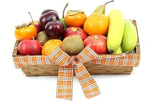 EXPRESS4FRUITS Deluxe Indulgence Fruit Basket - Fruit Gift Baskets and Gift Hampers with Next Day UK delivery with Personal Message attached