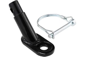 JUNPINGLIN Bicycle Trailer Hitch Coupler Metal Bike Trailer Hitch Connector Black Bicycle Trailer Hitch Adapter Attachment for Kid Trailer, Pet Trailer and More