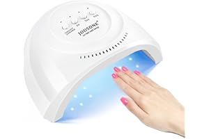 JODSONE Lámpara LED UV para uñas con 30 cuentas de luz, secador de uñas para esmalte de gel, sensor automático, 3 temporizadores, luz LED para uñas de gel