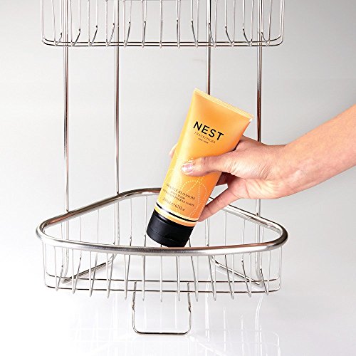 InterDesign Forma Ultra Freistehendes 3-Stöckiges Badezimmer-Regal – Edelstahl Gebürstet - 4