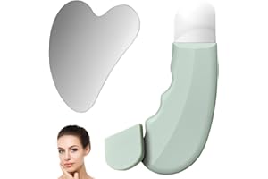 ZUWIJEQ 2 Pcs Strumento Rimozione Punti Neri in Acciaio Inossidabile, Kit Professionale Per Pulizia Viso, Inclusi Estrattori Per Brufoli E Comedoni, Strumento Per La Cura Della