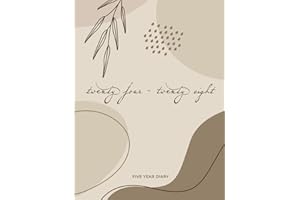 5 Year Diary 2024-2028 | A4 Boho (Hardcover): Month to View Planner with UK Holidays, Moon Phases, Birthdays & Celebrations, Contacts, Passwords (Five Years)