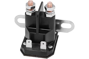 Ollanoos 725 04439B 12V Starter Relay Solenoid, Heavy Duty Starter Solenoid Relay Replacement for MTD Lawn Tractor Replacement for John Deere AM138068 Lawn Tractor Accessories