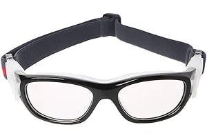 BYUTFA Occhiali da calcio Bambini Sport all'aria aperta Occhiali da vista Pallacanestro Calcio Occhiali antideflagranti Vetro per bicicletta