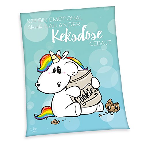 Preisvergleich Produktbild Close Up Das Pummeleinhorn Flauschdecke Keksdose